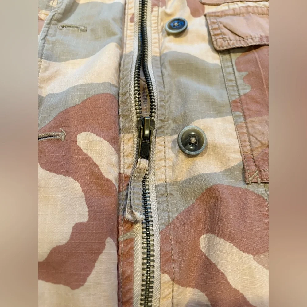 Free People "Seize the Day" Camo Military Jacket. Size Small. - Picture 10 of 15